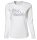 B&ouml;se M&auml;dels- Damen Langarm Shirt Glitterdruck silberner Glitzer