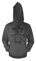 Echte M&auml;nner angeln ihr essen! Hoodie Fischer...