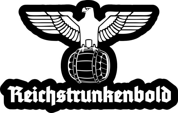 Aufkleber Reichstrunkenbold