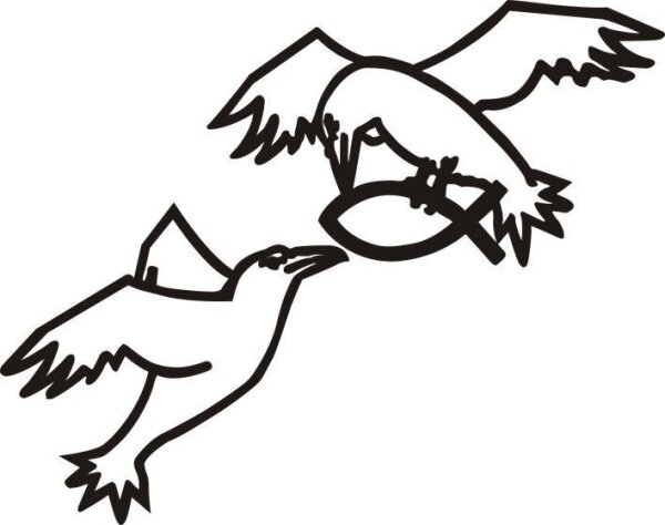Aufkleber Hugin und Munin 2