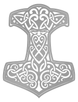 Aufkleber Thorhammer 4
