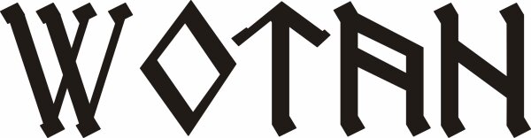 Aufkleber WOTAN