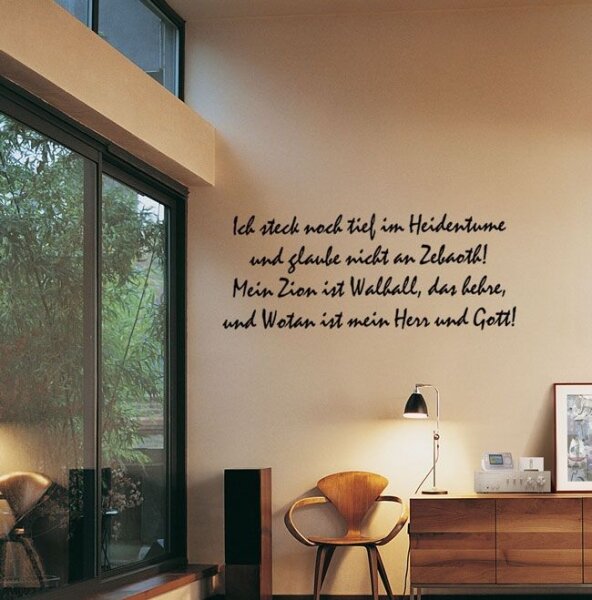 Wandtattoo - Heidentum 1