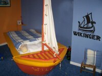 Wandtattoo - Wikingerschiff