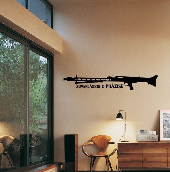 Wandtattoo - MG42 zuverl&auml;ssig und pr&auml;zise