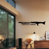 Wandtattoo - MG42 zuverl&auml;ssig und pr&auml;zise