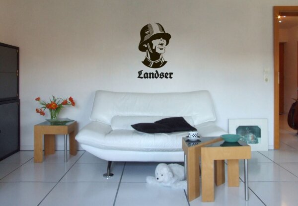 Wandtattoo - Soldat Landser
