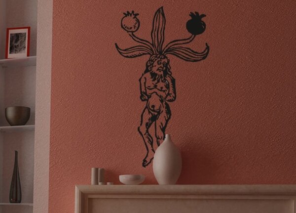 Wandtattoo - Alraune