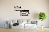 Wandtattoo - MP40 Maschinenpistole