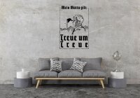 Wandtattoo Treue um Treue