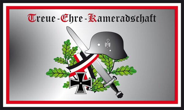 Fahne - Treue Ehre Kameradschaft
