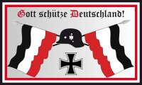 Fahne - Gott sch&uuml;tze Deutschland