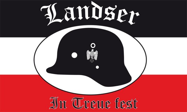 Fahne - Landser in Treue fest