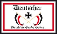 Fahne - Deutscher durch die Gnade Gottes