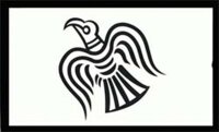 Fahne - Wikinger Raven