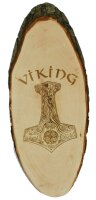 G&ouml;tterhammer Viking Holzrindenscheibe