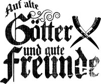 Auf alte G&ouml;tter und gute Freunde Brotzeitbrett