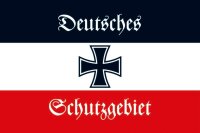 Deutsches Schutzgebiet  Blechschild
