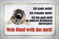 Ich Kaufe nichts! Blechschild