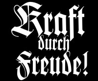 Kraft durch Freude M&auml;nnertag Vatertag Herren Tshirt