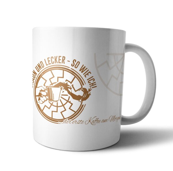 Braun und Lecker So wie ich Tasse