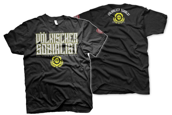 Masterrace V&ouml;lkischer Sozialist Herren Shirt 2XL