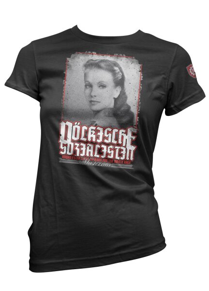 Masterrace v&ouml;lkische Sozialistin - Damen Tshirt XL