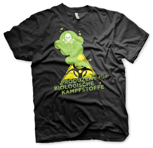 Produzent f&uuml;r Biologische Kampfstoffe Herrn Tshirt Papa alter Stinker Pupser