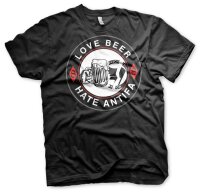 Love Beer Hate Antifa M&auml;nnertag Vatertag Herren...