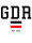 GDR Gro&szlig;deutsches Reich Logo Herren Shirt Wei&szlig;-L