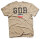 GDR Gro&szlig;deutsches Reich Logo Herren Shirt Sand-XL