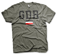 GDR Gro&szlig;deutsches Reich Logo Herren Shirt Oliv-XXL