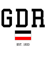 GDR Gro&szlig;deutsches Reich Logo Herren Shirt Oliv-XXL