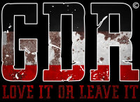 GDR 2 Love it or Leave it Herren Tshirt