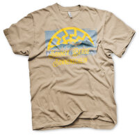 Sommer Berge Sonnenschein Herren Tshirt sand-M
