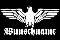 Adler Deutschland Whiskyglas mit Wunschname