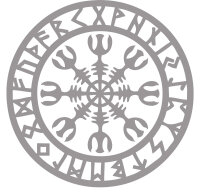 Wikinger Kompass Vegvisir Kinder Hoodi Kapuzenpulli