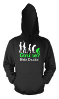 Gr&uuml;ne Nein Danke Herren Hoodie Kapuzenpulli XL
