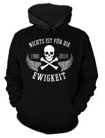 Nichts ist f&uuml;r die Ewigkeit - Kapuzensweat Hoodie S