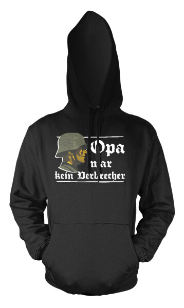 Opa war kein Verbrecher Herren Hoodie Kapuzenpulli 3XL