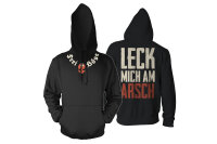 Frei&B&ouml;se Leck mich am Arsch Herren Hoodie...