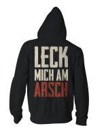Frei&B&ouml;se Leck mich am Arsch Herren Hoodie Kapuzenpulli