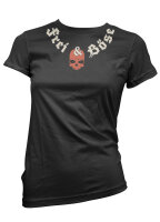 Frei&B&ouml;se Leck mich am Arsch Damen Tshirt XXL