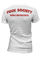 B&ouml;se Menschen Auf Krawall geb&uuml;rstet Damen Tshirt S