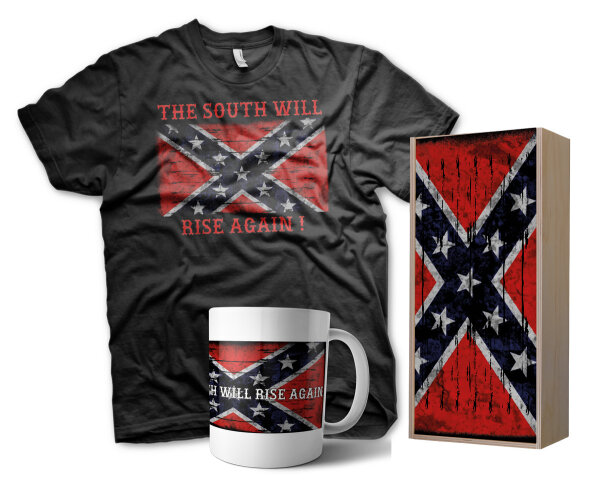 Geschenkbox Confederate The South will rise again 4XL