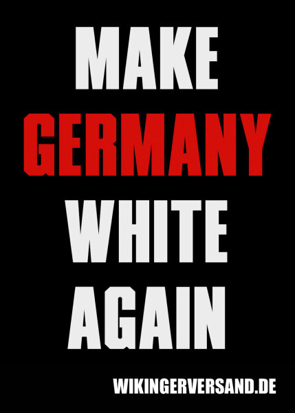 Aufkleber Make Germany White again (50 St&uuml;ck)