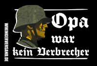 Aufkleber Opa war kein Verbrecher (50 St&uuml;ck)