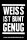 Aufkleber Weiss ist bunt genug (50 St&uuml;ck)