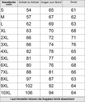 Division WUNSCHTEXT Herren Freizeit Jacke XXL