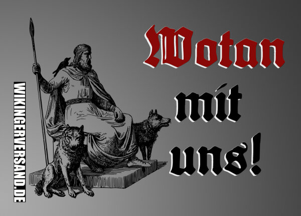 Aufkleber Wotan mit uns (50 St&uuml;ck)